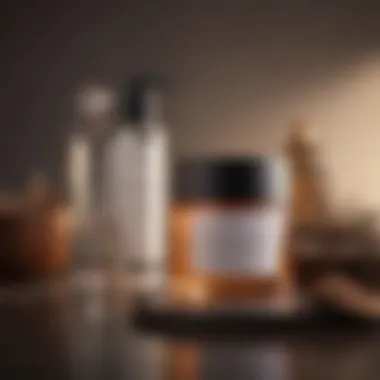 Hair Treatment Products Hair treatment products displayed elegantly