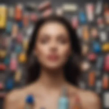 Celebrating Inclusivity in Beauty A collage of diverse beauty products representing inclusivity