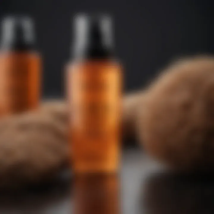 Selection of hair care products specifically designed for high porosity hair