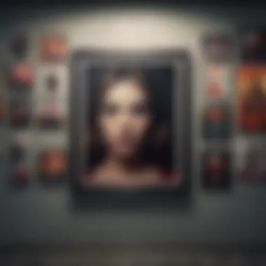 Iconic Horror Film Posters An array of classic horror movie posters on a wall