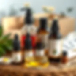 An array of natural oils known for moisture retention
