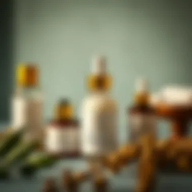 Nourishing Products for Scalp Health A detailed view of nourishing scalp treatment products