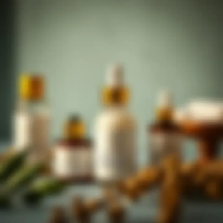 Nourishing Products for Scalp Health A detailed view of nourishing scalp treatment products
