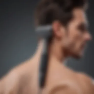 User-friendly back grooming tool with adjustable features