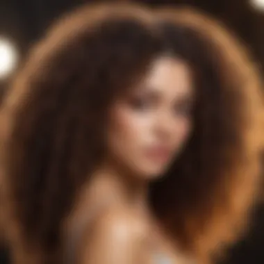 Visual representation of curly hair types