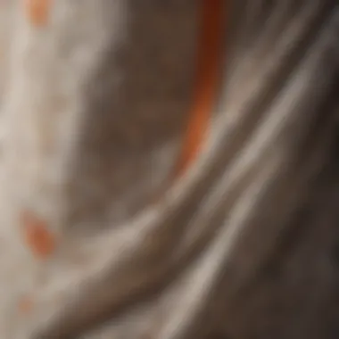 Texture Matters: Understanding Dress Materials A close-up of fabric showcasing the texture of a sundress