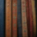 A collection of vibrant Anthropologie purse straps displaying various patterns and textures