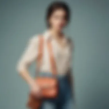 Fashion Forward: Styling with Purse Straps Stylish outfit complemented by an Anthropologie purse strap, showcasing its versatility