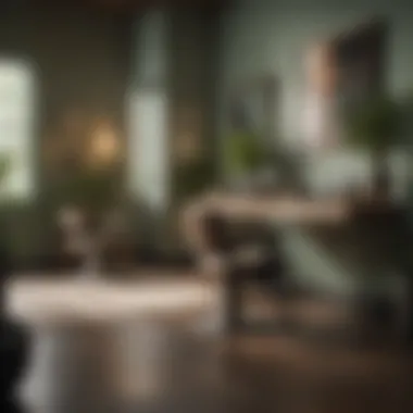 Experience Tranquility at Aveda Salons A serene Aveda salon environment showcasing its calming decor