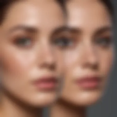 An infographic illustrating different skin types and their specific serum needs
