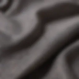 Close-up view of fabric texture showcasing breathability