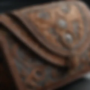 Intricate Design Details of Bottega Fanny Pack Close-up of the intricate design details of the Bottega Fanny Pack.