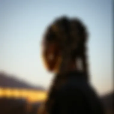 Traditional braid style with cultural significance