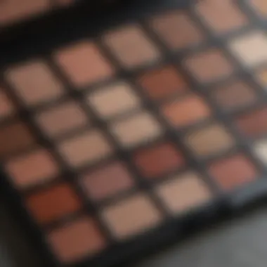 Close-up of the Charlotte Tilbury Sophisticate Palette showcasing its rich color selection