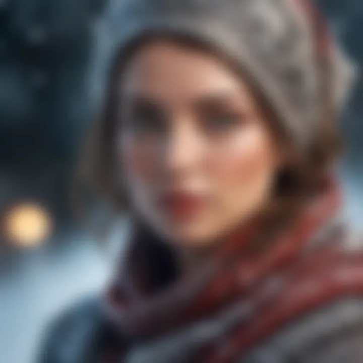 Cozy winter wraps and shawls enhancing wedding outfits