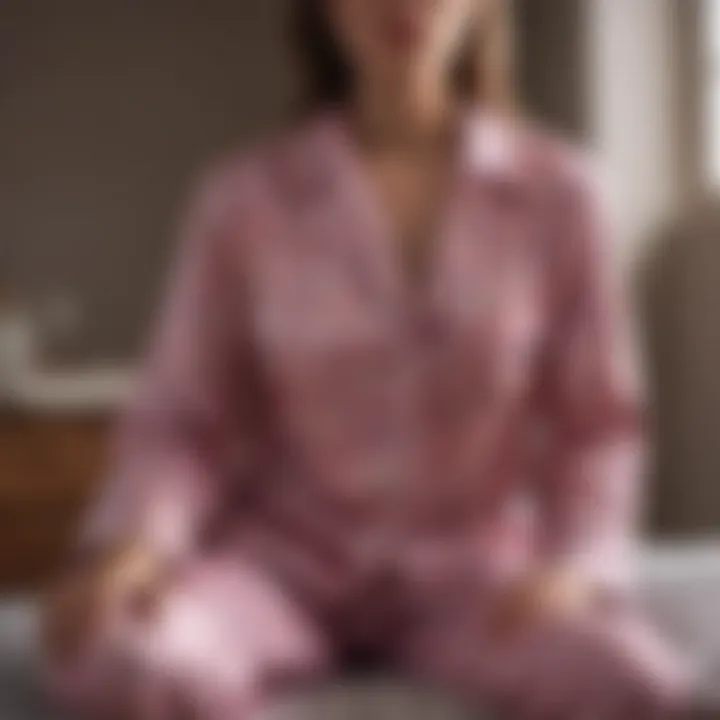 Playful patterned pajamas in a vibrant color