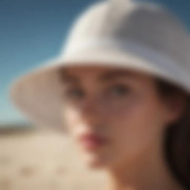 Lightweight cap suitable for beach sports