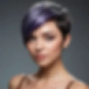 Modern Asymmetrical Pixie Cut Modern asymmetrical pixie cut highlighting boldness and creativity.
