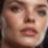 A close-up of a woman's clear skin showcasing the effects of effective acne treatment