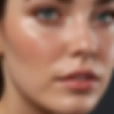 Smooth Skin After Treatment A close-up of smooth skin after hair removal treatment.