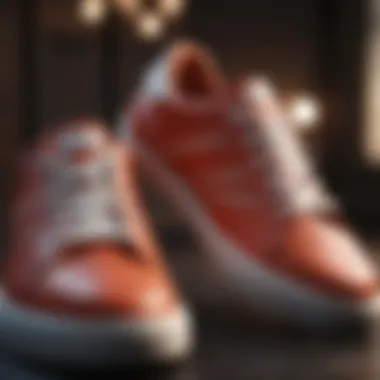 Innovative Design of Healy Sneakers Close-up of Healy Sneakers showcasing innovative design.