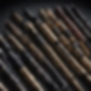 Diverse range of high-end liquid eyeliners in elegant packaging