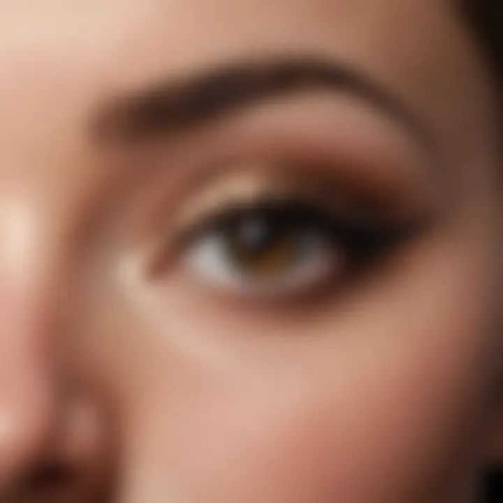 Showcasing the precision of a high-end liquid eyeliner