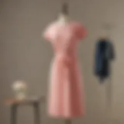 Stylish J.Crew midi t-shirt dress displayed on a mannequin.