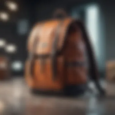 Stylish backpack made from eco-friendly materials