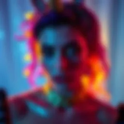 Vibrant hues of the Dark Unicorn collection