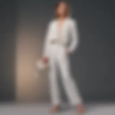 Formal Styling with Loose Fit Trousers A styled outfit featuring loose fit trousers for a formal occasion