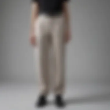 Modern Loose Fit Trousers A stylish pair of loose fit trousers showcasing modern design elements