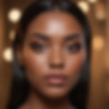 Influencers Highlighting Makeup for Black Skin Social media influencers showcasing their favorite makeup products for black skin