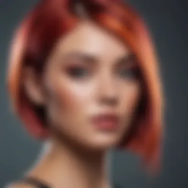 Bold Vibrant Colors Vibrant colored hair representing bold fashion choices