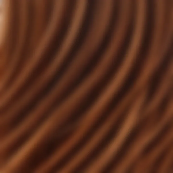 A close-up of vibrant hair strands showcasing health and shine