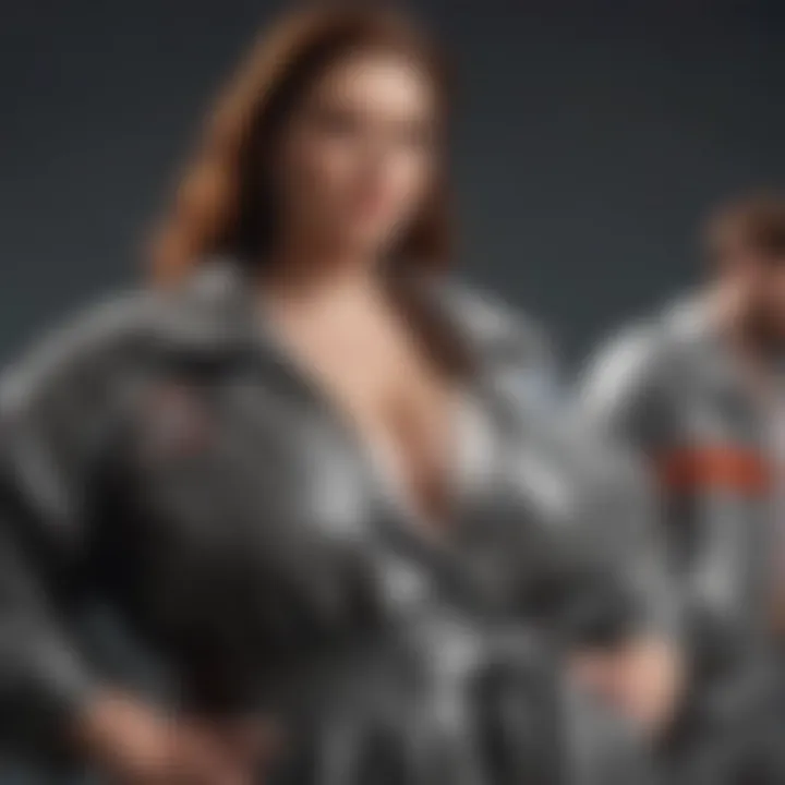 Collage of popular brands offering plus size unisex clothing