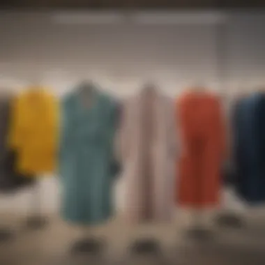 Eco-Friendly Plus Size Clothing Choices Eco-friendly plus size clothing options displayed on a rack