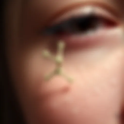 Molecular structure of prostaglandin