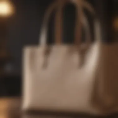 Elegant tote bag with minimalistic design