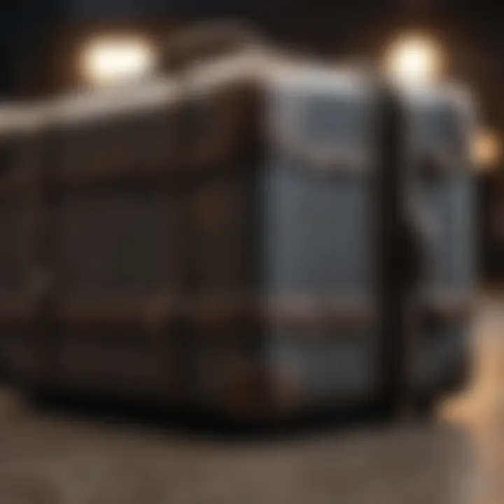 High-quality luggage showcasing durable materials