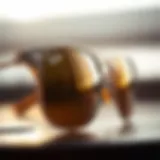 The Iconic Design of Ray-Ban Sunglasses A close-up of classic Ray-Ban sunglasses highlighting their iconic design