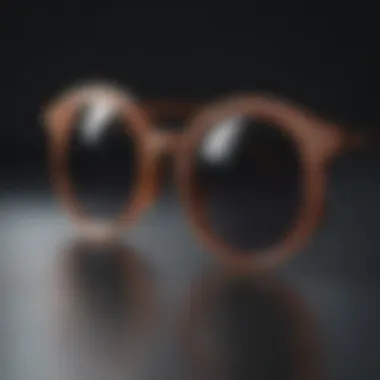 Elegant Round Designer Sunglasses Elegant round designer sunglasses showcasing intricate frame designs
