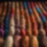 Vibrant semi-permanent hair colors displayed in a salon setting