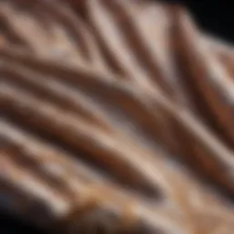 Luxurious silk fabric with intricate patterns