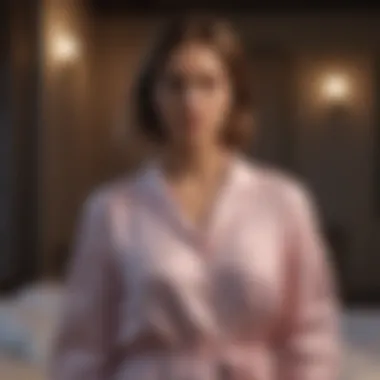 Sustainability in Sleepwear Fashion Sustainable materials showcased alongside sizeless pajamas