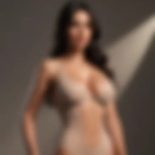 Innovative design showcasing Skims shapewear collection