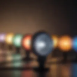 Showcasing various solar light types