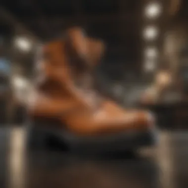 Care Practices for Longevity Sustainable packaging and care products for Steve Madden platform combat boots.