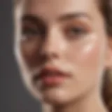Sunscreen serum texture on skin