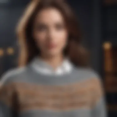 Layering Techniques with Sweaters Layered outfit featuring a cozy sweater